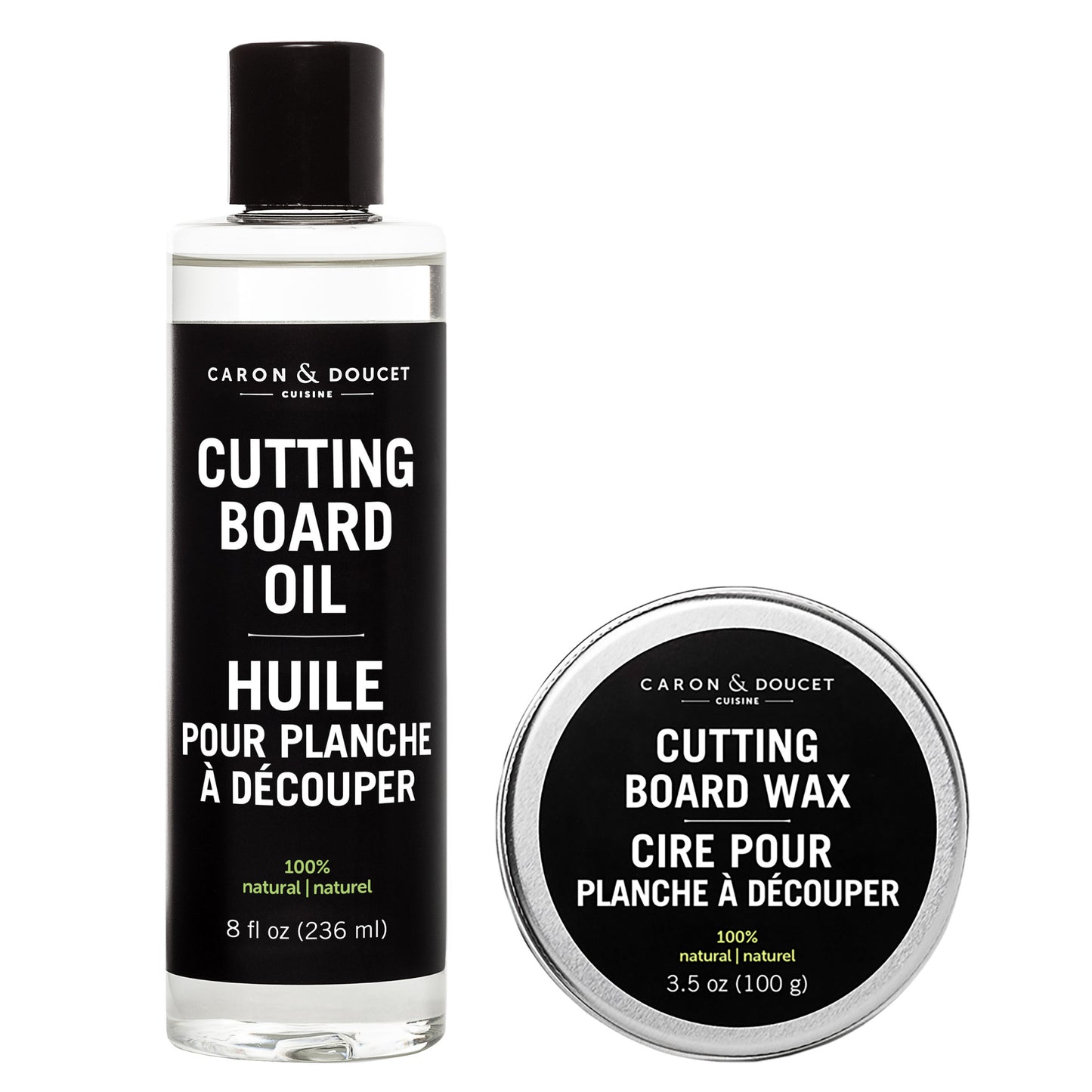 Caron & Doucet Natural Cutting Board Oil & Wax