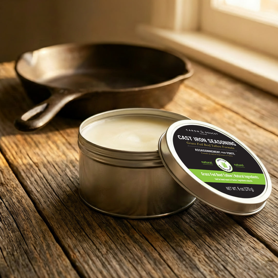 Beef Tallow Cast Iron Seasoning & Conditioner, 170g