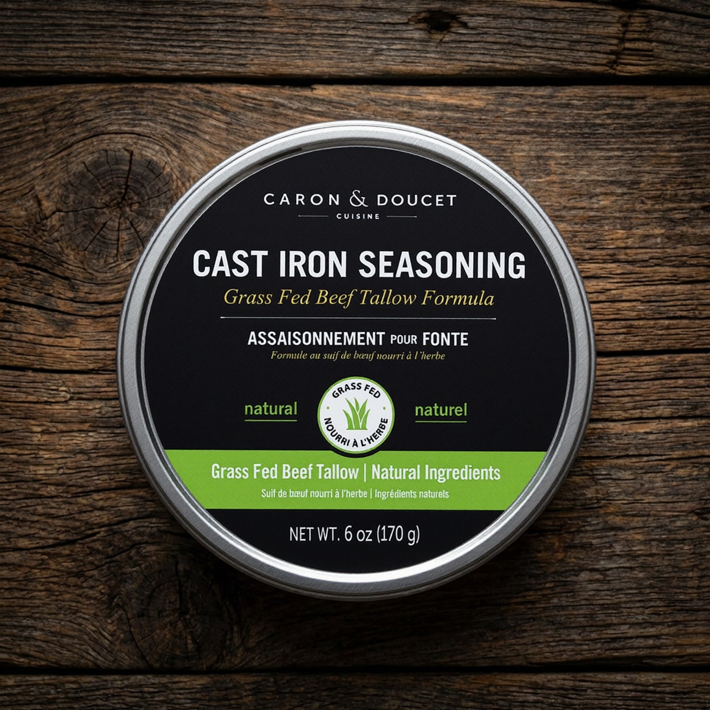 Beef Tallow Cast Iron Seasoning & Conditioner, 170g