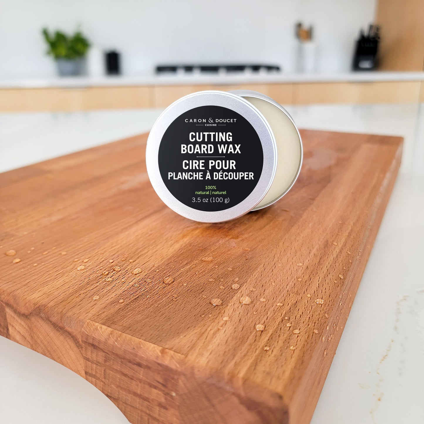 Caron & Doucet Natural Cutting Board Wax Waterproof