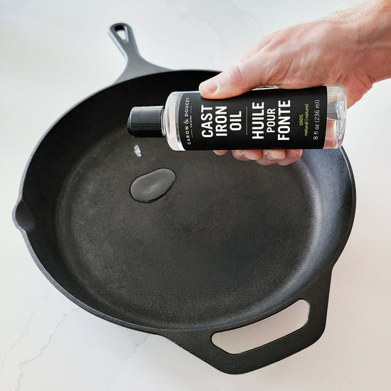 Caron & Doucet Natural Cast Iron Oil Pan